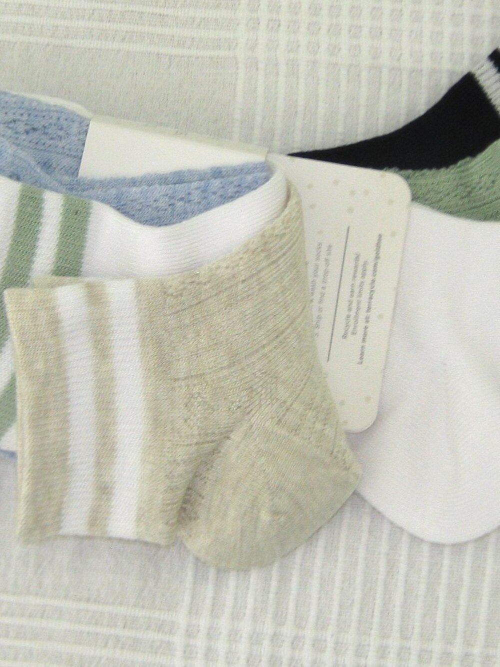 Womens Gold Toe 6 Pack Openwork Varsity Quarter Socks Comfort Seams New Size 6-9